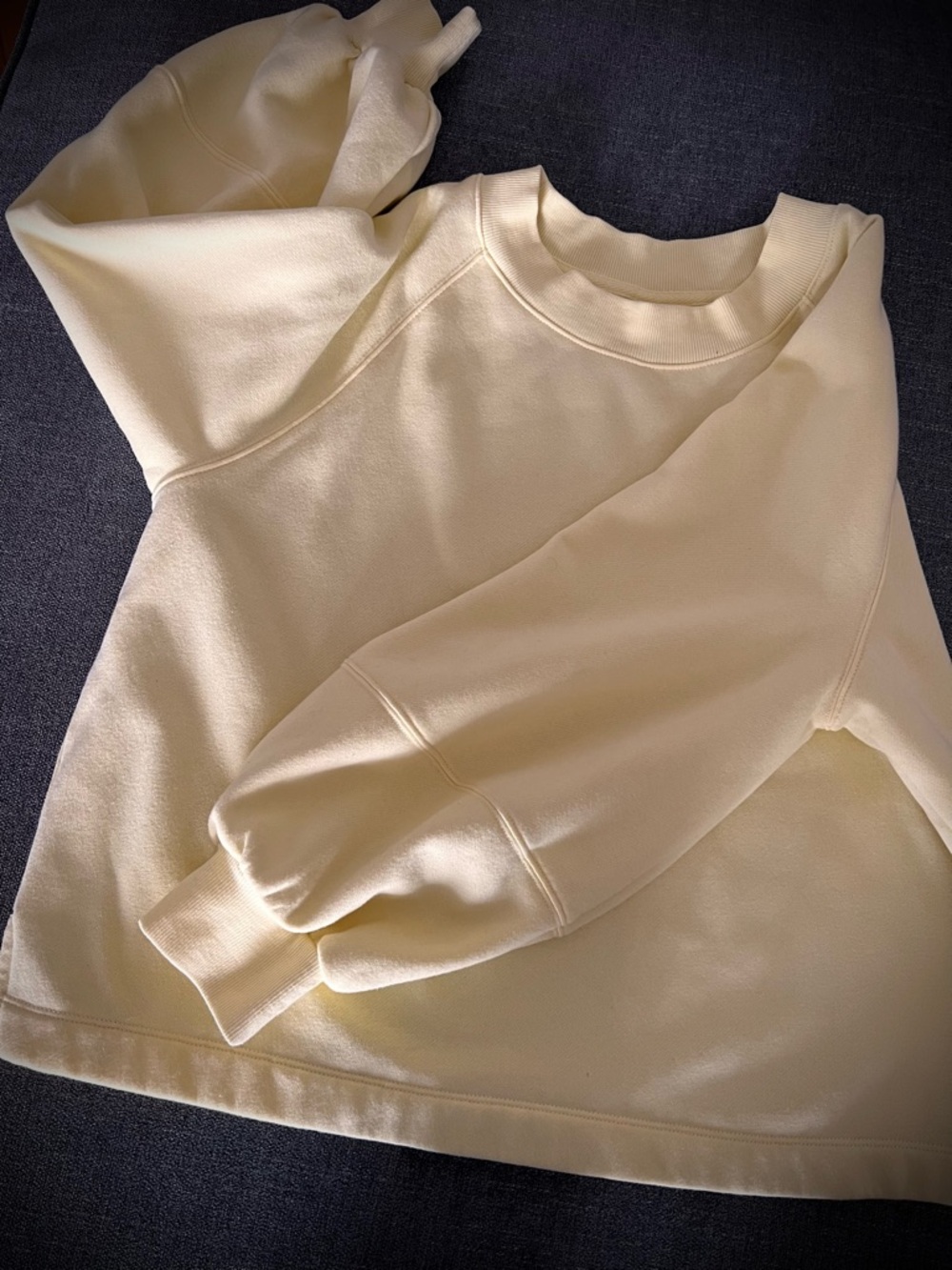 Old Navy Pale Yellow Crewneck Sweatshirt